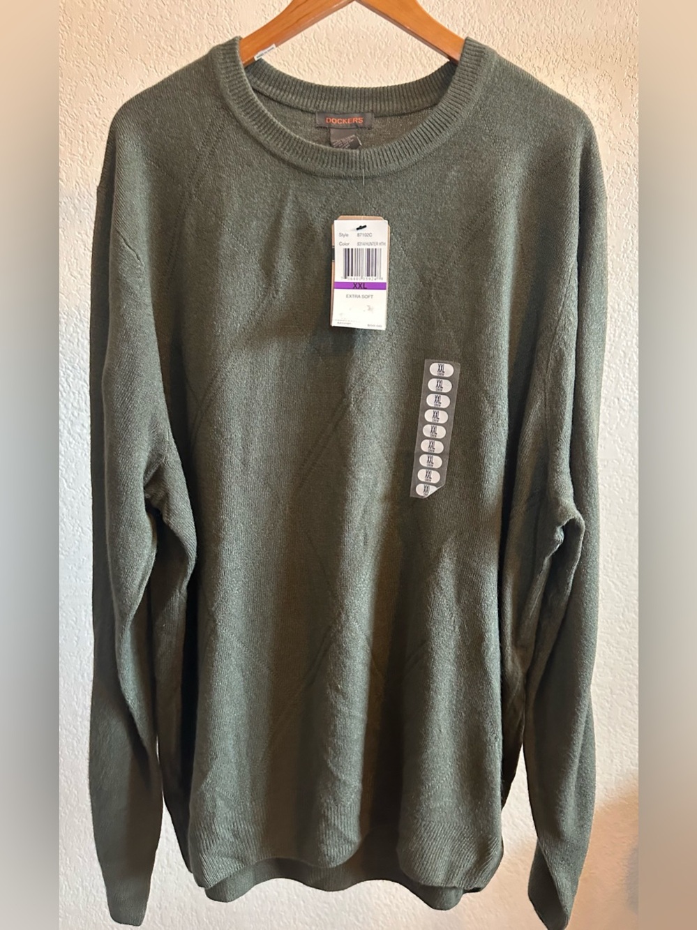 Dockers Hunter Green Crewneck Sweater